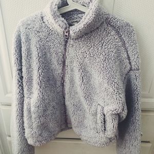 GARAGE PURPLE FUR JACKET